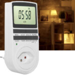 Zeitschaltuhr digital mit Kindersicherung, 10 konfigurierbare Schaltprogramme