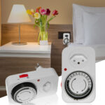 Zeitschaltuhr mechanisch/analog mit Kinderschutz