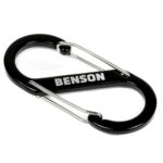 Doppel Karabinerhaken, S-Clip, 4 x 9 cm