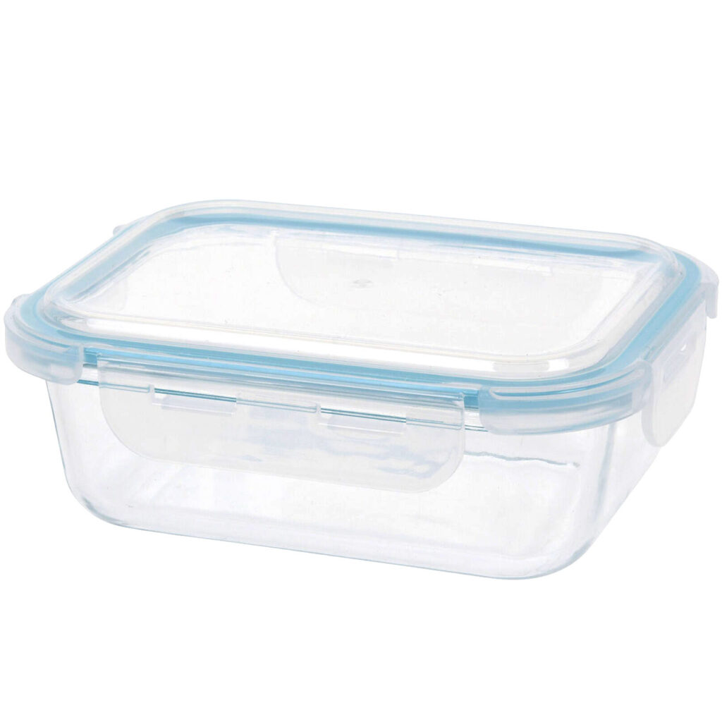 Frischhaltedose aus Glas mit Klick-Verschluss, 550 ml