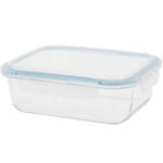 Frischhaltedose aus Glas mit Klick-Verschluss, 1480 l