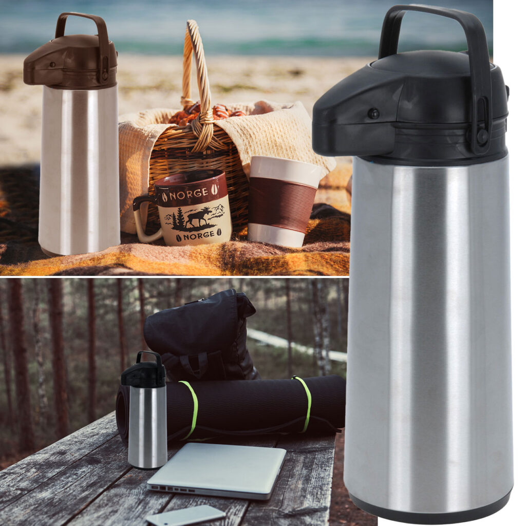 Isolierkanne mit Pumpsystem, Doppelwandig, 1,9 l Isolierkanne mit Pumpsystem, Doppelwandig, 1,9 l