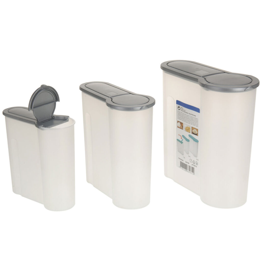 3er Set Schüttdosen mit Deckel, Vorratsdosen