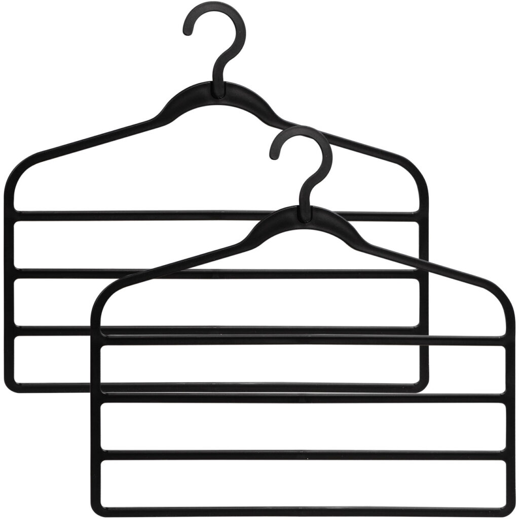 2er Set Mehrfach-Kleiderbügel 44 x 33 x 1 cm