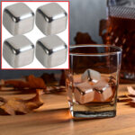 4er-Set Kühlsteine aus Edelstahl für Whisky & Co. 4er-Set Kühlsteine aus Edelstahl für Whisky & Co.