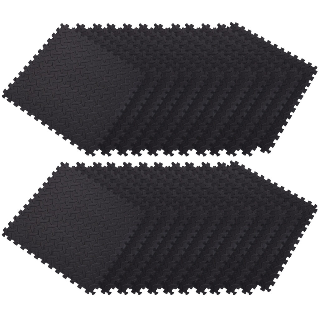 24er-Set Fitnessmatten, Schaumstoff, Bodenmatten, 40 x 40 cm