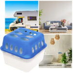 Luftentfeuchter-Box mit 3er-Nachfüllpack Granulat-Beutel