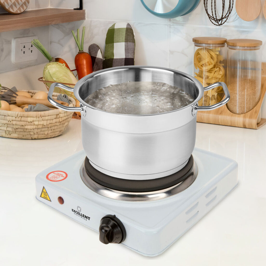 Einzelkochplatte, elektrisch, 1000 Watt, Ø 15 cm Einzelkochplatte, elektrisch, 1000 Watt, Ø 15 cm