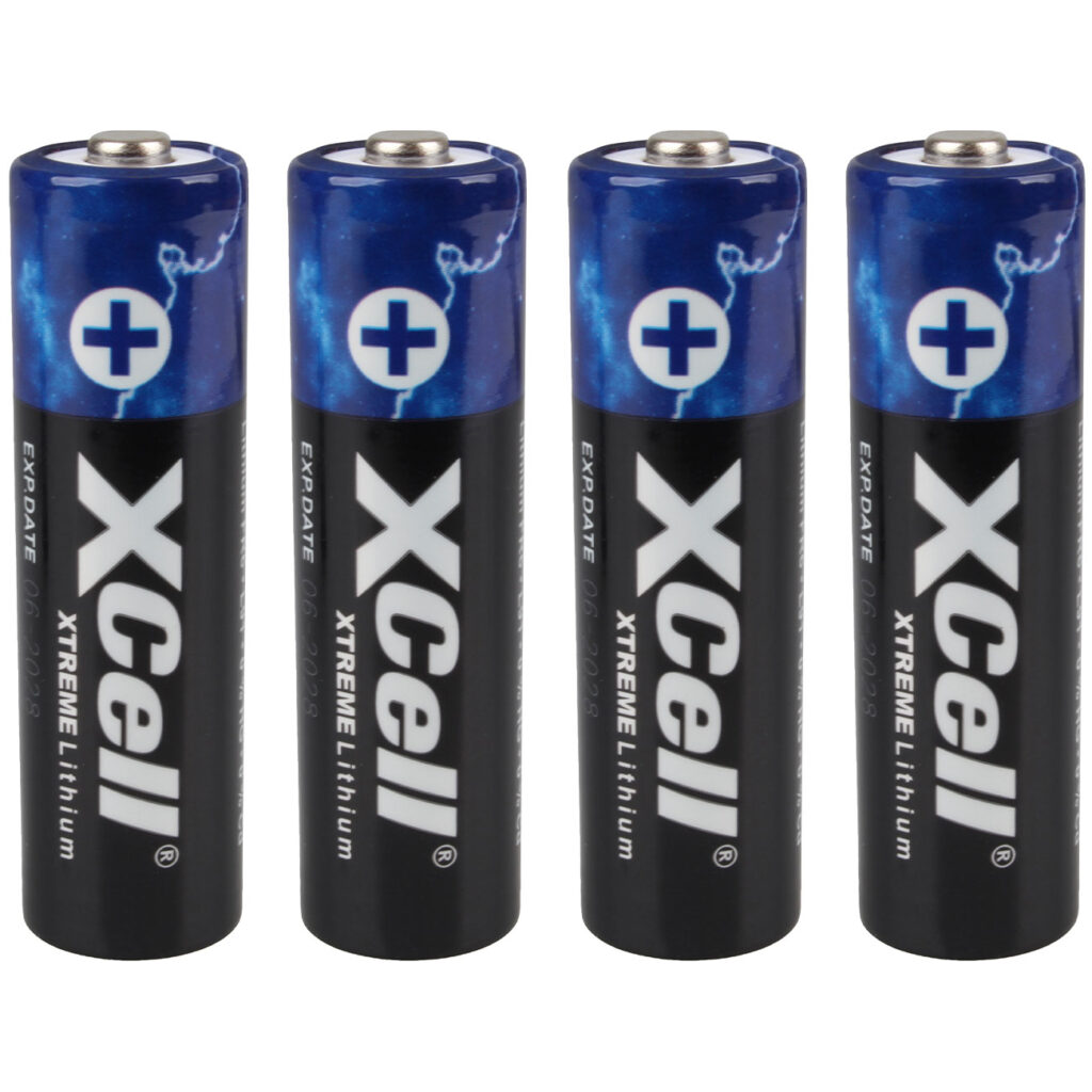 4er-Set Typ AA (Mignon), Xtreme Lithium, 1,5V / 3000mAh