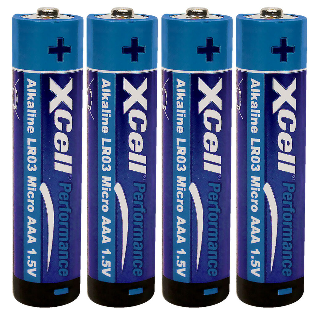 4er-Set Batterie Typ AAA (Micro), LR03, Performance Alkaline, 1,5V