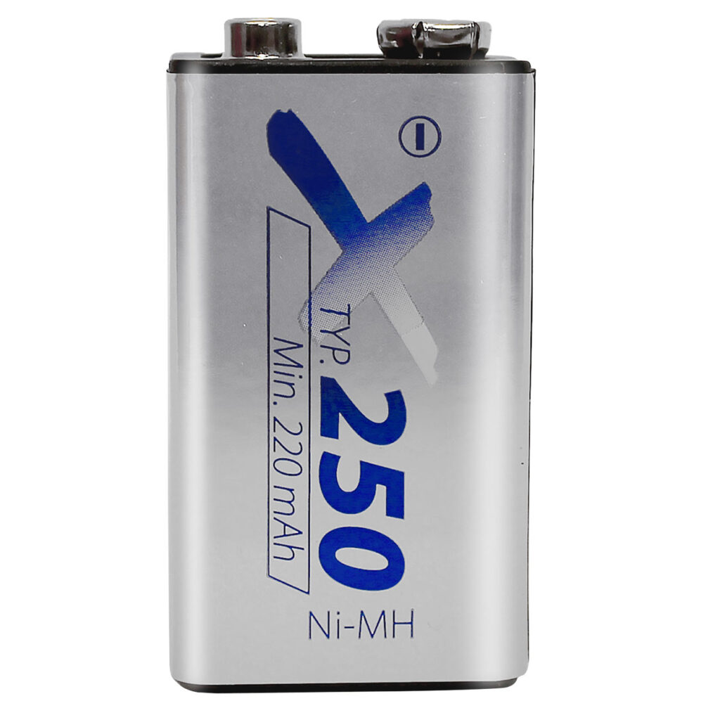 Akku 9V-Block, Ni-MH 8,4V / 250 mAh Akku 9V-Block, Ni-MH 8,4V / 250 mAh