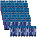 100er-Set Batterie Typ AAA (Micro), LR03, Alkaline, 1,5V 100er-Set Batterie Typ AAA (Micro), LR03, Alkaline, 1,5V