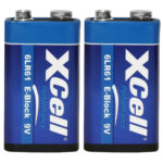 2er-Set Batterie 9V-Block, 6LR61, Performance Alkaline, 9V