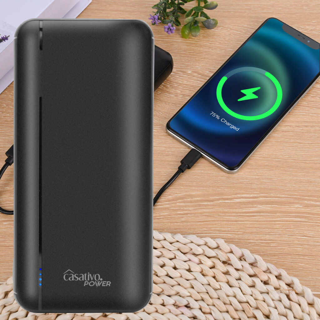 Powerbank mit 3 USB Ports, USB-C PD & QC 3.0, 20.000 mAh
