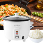 Automatischer Reiskocher mit Dampfgarer-Einsatz, 0,6 l,  300 W, antihaftbeschichtet