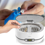 Ultraschallreiniger, Ultraschallbad für Brillen, Schmuck, Timer, 50 Hz