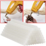 50er-Set Heissklebestifte für Heissklebepistole, transparent, Ø 11 mm, 20 cm