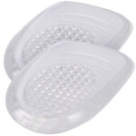 Geleinlagen im 2er Set, Fersenkissen elastisch, durchsichtig