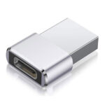USB 2.0 Adapter, USB-A auf USB-C female, silber