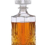 Whiskey Glaskaraffe 800 ml, mit Schliff