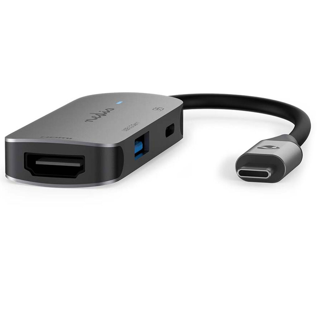 USB Multiport Adapter mit HDMI Anschluss, USB-C