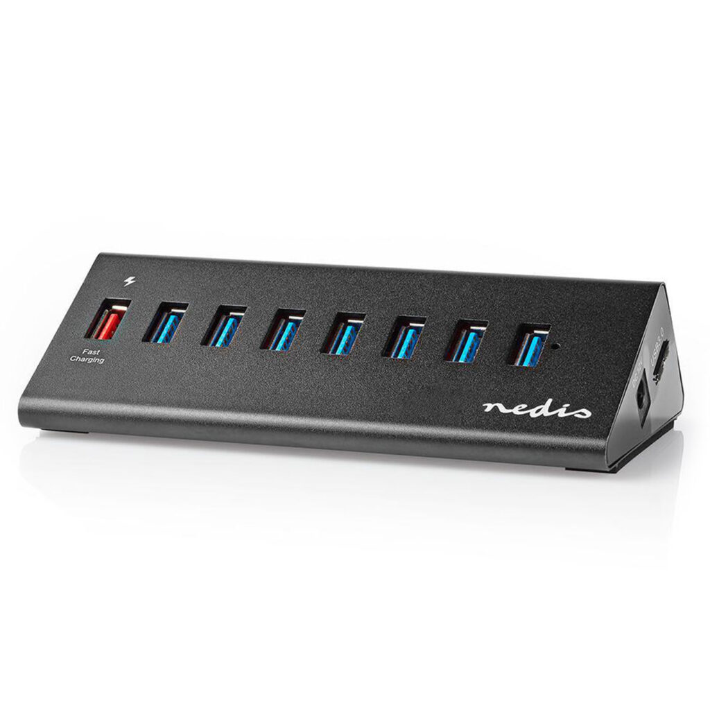 7-Port USB Hub mit Überspannungsschutz 7-Port USB Hub mit Überspannungsschutz