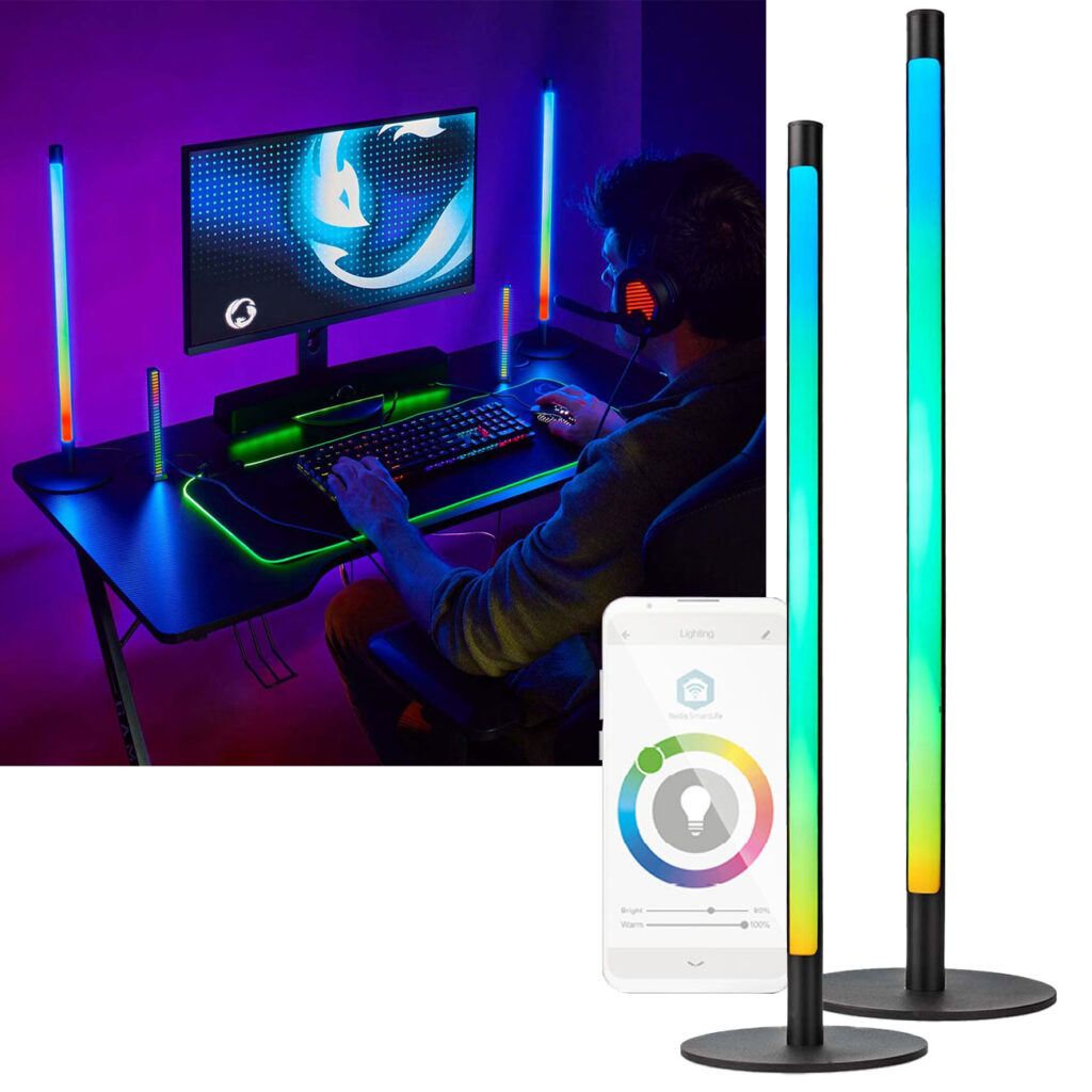 2er-Set Stimmungslicht, versch. Farbszenen und Farbtemperaturen