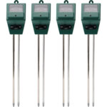 4er-Set 3in1 Pflanzenerde Messgerät, Bodentester