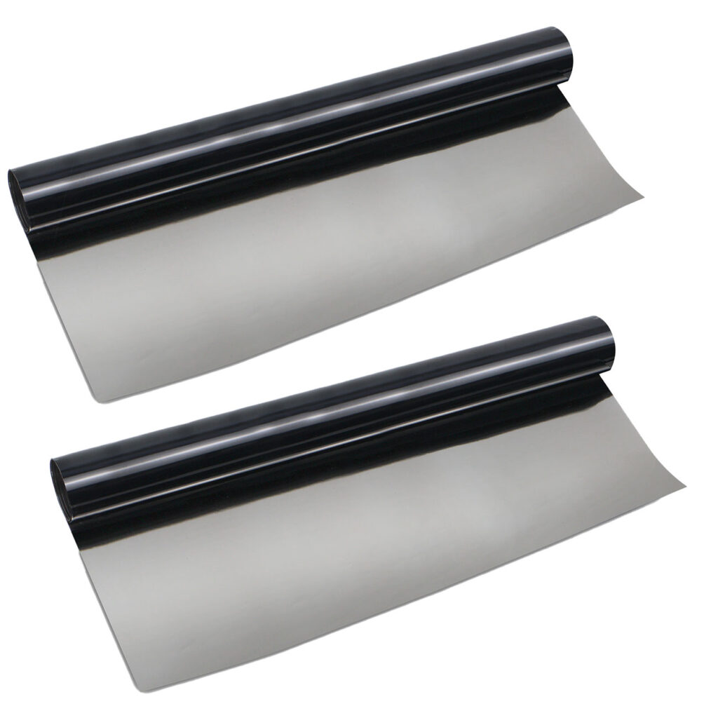 2er-Set Sichtschutzfolie, dunkel, mit UV-Schutz, selbstklebend, 50 x 200 cm