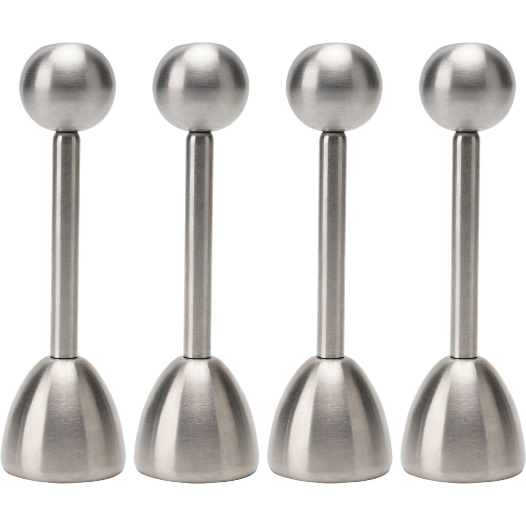 4er-Set Eierköpfer aus Edelstahl, Eieröffner 4er-Set Eierköpfer aus Edelstahl, Eieröffner