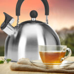 Teekessel, Edelstahl, Pfeifkessel, 2500 ml