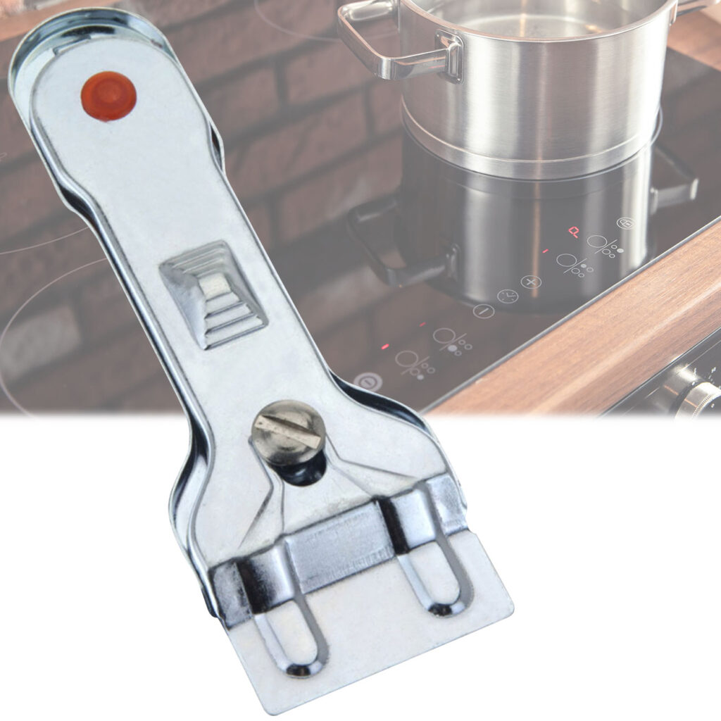 Schaber für Ceranfeldplatten aus Metall, L 14 cm Schaber für Ceranfeldplatten aus Metall, L 14 cm