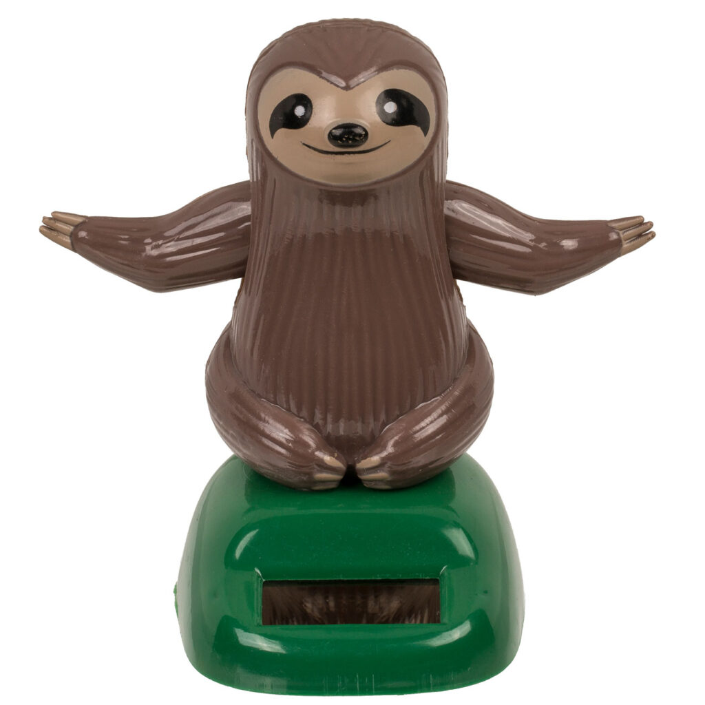 Wackel-Faultier mit Solarzelle