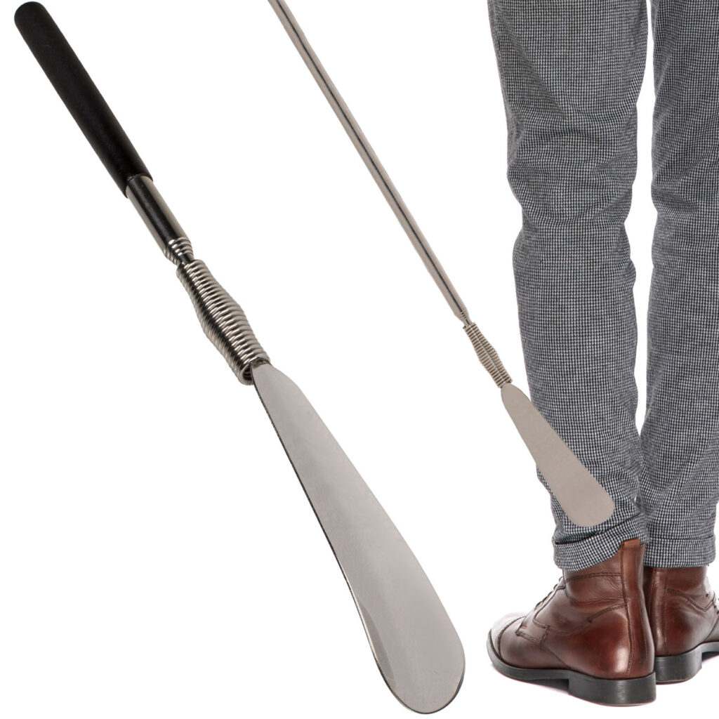 Teleskop-Schuhlöffel, Metall, 77cm Teleskop-Schuhlöffel, Metall, 77cm