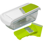 Gemüsereibe, mit drei versch. Schneiden, Mandoline