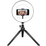 Vlog Lampe mit 72 LEDs, Ring Lampe mit Stativ, Ø 20 cm Vlog Lampe mit 72 LEDs, Ring Lampe mit Stativ, Ø 20 cm