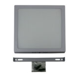 LED-Deckenleuchte mit Milchglas, eckig, 1350 Lumen, 20,5 x 20,5 cm