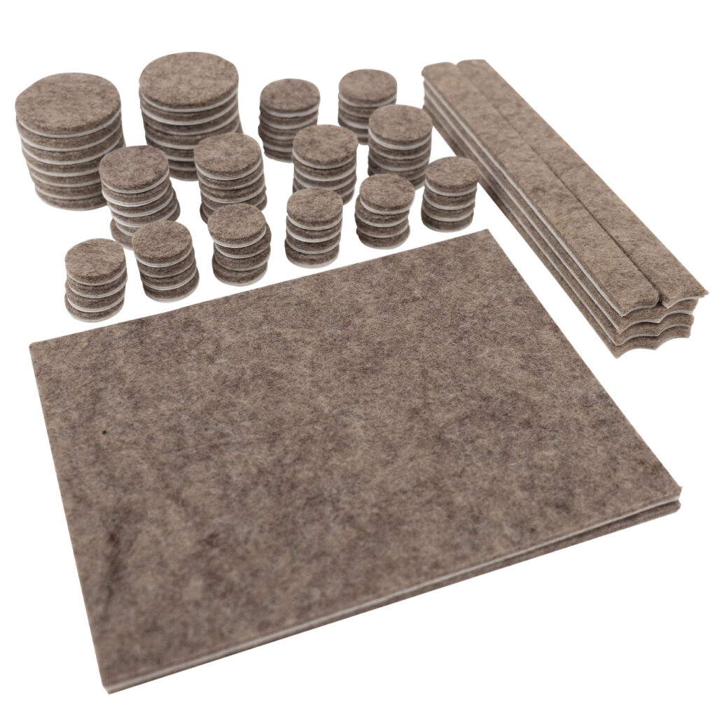 Filzgleiter, Anti-Kratz-Filtz,für Stuhlbeine und Möbel, 80-tlg.