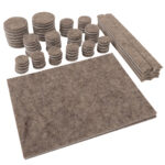 Filzgleiter, Anti-Kratz-Filtz,für Stuhlbeine und Möbel, 80-tlg.