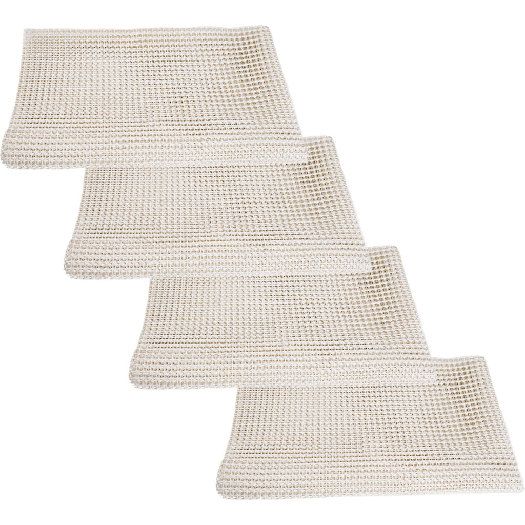 4er-Set Teppich Antirutschunterlage, zuschneidbar, 80 x 200 cm