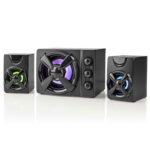 Gaming-Lautsprecher, 2,1 Subwoofer, LED Lichtefekte, 33 Watt
