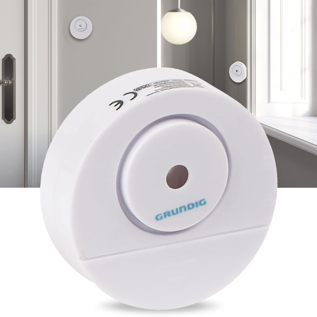 Fenster- und Türalarm mit akustischem Signal, weiss, 60 x 20 mm