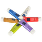 Acrylfarben, metallic, 6 Farben, je 75 ml