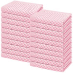 20er-Set Grubentücher, rosa, Geschirrtücher 50 x 70 cm