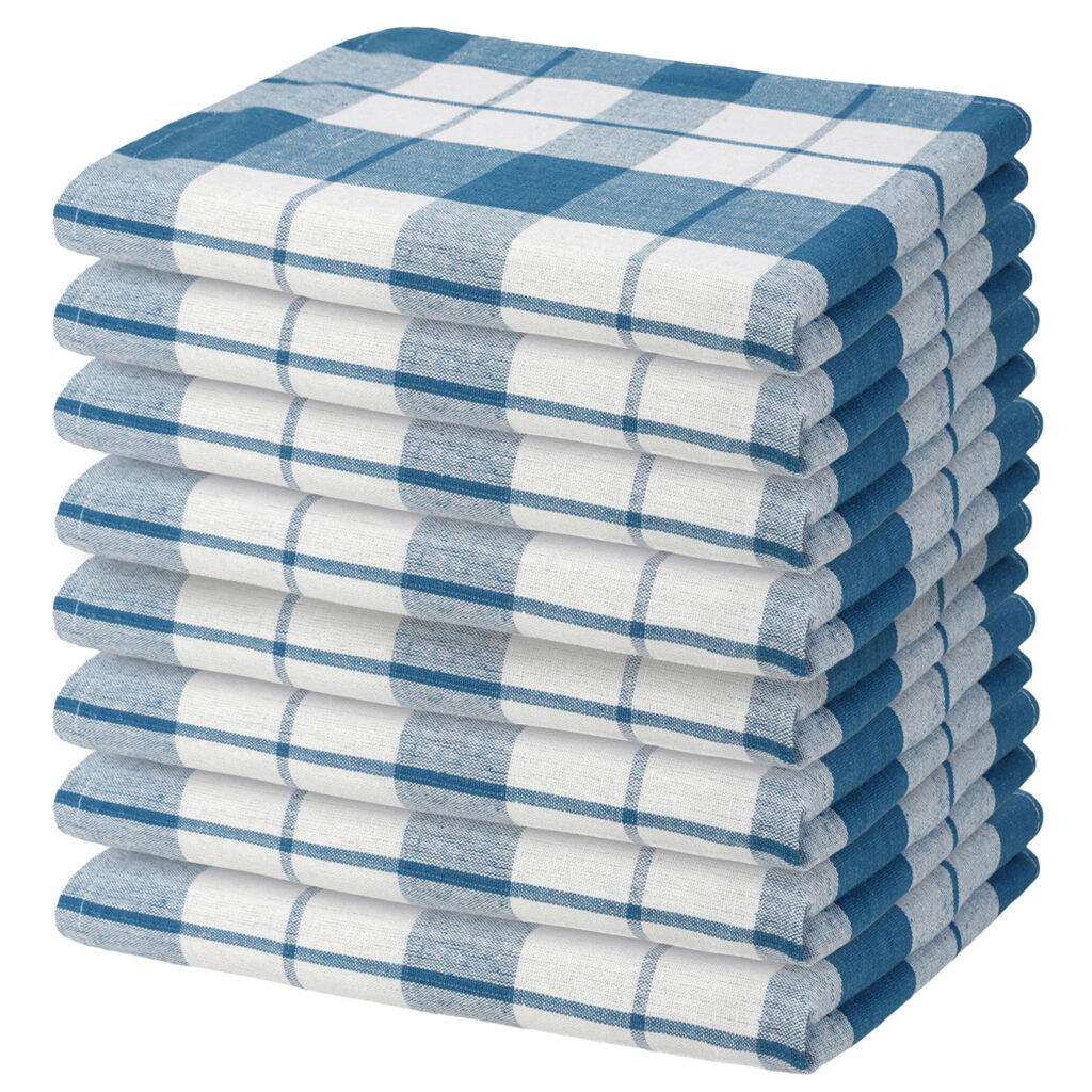 8er-Set Geschirrtücher, petrol, 100% Baumwolle, 70 x 50 cm