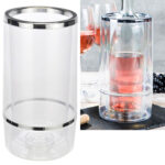 Weinkühler, transparent für Flaschen bis Ø 9 cm