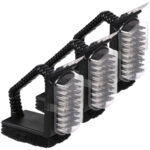 3in1 Grillreiniger mit Drahtbürste, 3er-Set, Metallschaber und Schwamm 3in1 Grillreiniger mit Drahtbürste, 3er-Set, Metallschaber und Schwamm