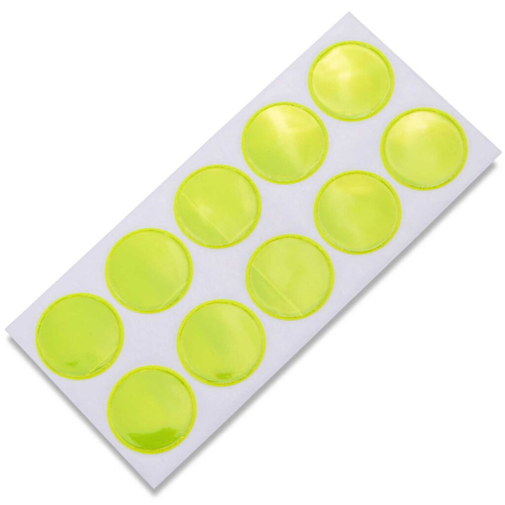 Reflektor-Sticker, 10 Stück, rund Ø 20 mm