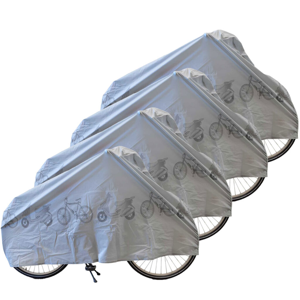 4er-Set Universal-Fahrradabdeckung, 110 x 200 cm