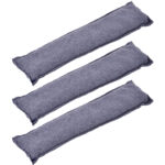 3er-Set Luftentfeuchter mit Silica Gel, 500g, wiederverwendbar, grau